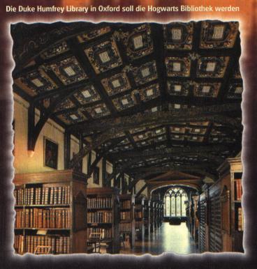 Die Duke Humfrey Library in Oxford soll im Film die Hogwarts-Bibliothek sein - Bild aus der Nautilus - hier klicken