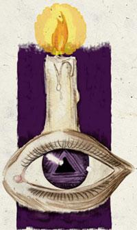 Auge und Kerze - Das Symbol Deneirs